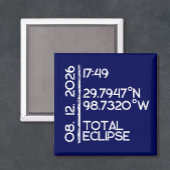 Custom 2026 Solar Eclipse マグネット