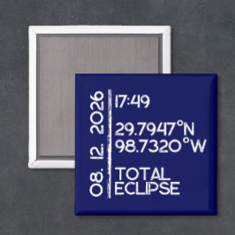 Custom 2026 Solar Eclipse マグネット