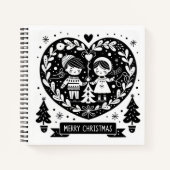 Custom 21,6 cm x 21,6 cm ノートブック (正面)