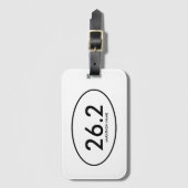 Custom 26.2 Marathon ラゲッジタグ (正面縦)