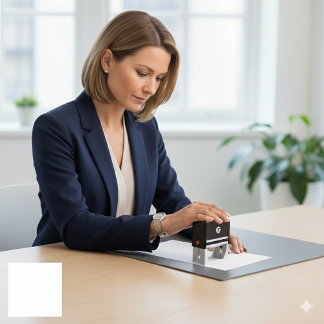 Custom 2.9 x 1.4 Self Inking Stamp for Your Design セルフインキングスタンプ