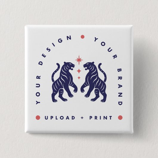 Custom 2" Button | Design Upload Square Buttons 缶バッジ (正面)