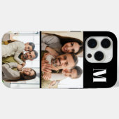 Custom 2 Family Photo & Monogrammed  Case-Mate iPhoneケース (裏面 (横))
