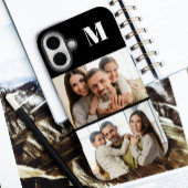 Custom 2 Family Photo & Monogrammed Case-Mate iPhoneケース