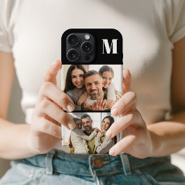 Custom 2 Family Photo & Monogrammed  iPhone 15 Pro Maxケース