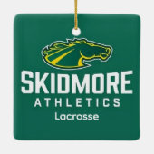 custom 2 Lacrosse Skidmore ornament by jo images セラミックオーナメント (裏面)