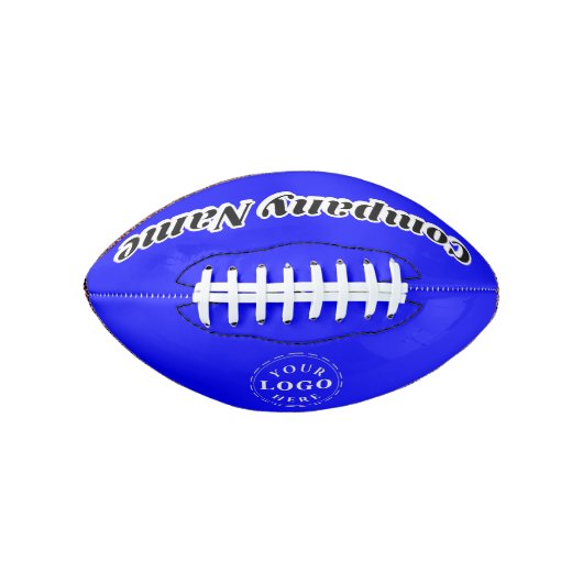 Custom 2 Panel Football with Text and Logo Design アメリカンフットボール (正面)
