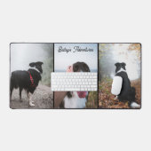 Custom 3 Photo Collage デスクマット (キーボード&マウス)