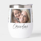 Custom 3 Photo Grandma Established Year (左面)