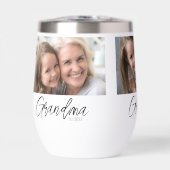 Custom 3 Photo Grandma Established Year (正面)