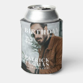 Custom 40th Birthday Party Magazine Cover Cheers 缶クーラー (缶裏面)