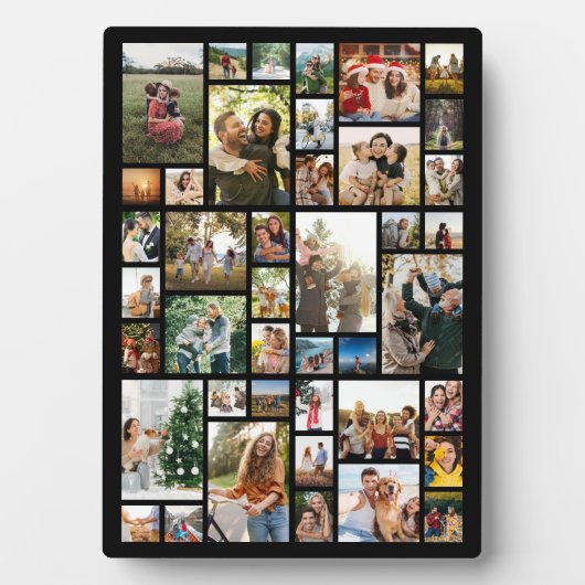 Custom 42 Photo Collage フォトプラーク (正面)
