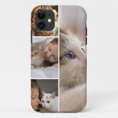 Custom 4 Photo Collage Case-Mate iPhone 11 Case iPhoneケース (裏面)