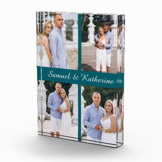 Custom 4 Photo Collage Script Names Photo Block フォトブロック (右)