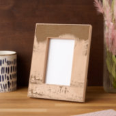 Custom 4" x 6" Portrait Frame, FrameStyle: natural レーザー彫刻フレーム (左)