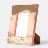 Custom 4" x 6" Portrait Frame, FrameStyle: natural レーザー彫刻フレーム (左)