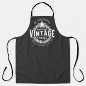 custom 50th Birthday Vintage Aged to perfection エプロン (正面)