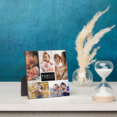 Custom 5 Photo Collage Family Is Everything Quote  フォトプラーク (インサイチュ)