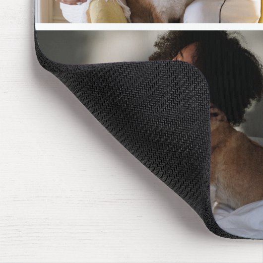Custom 5 Photo Collage Mousepad マウスパッド (コーナー)