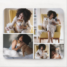 Custom 5 Photo Collage Mousepad マウスパッド