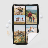 Custom 6 Photo Collage ゴルフタオル (インサイチュ)