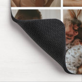 Custom 6 Photo Collage Personalized Family Kids マウスパッド (コーナー)
