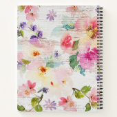 Custom 6 Photo Collage Spiral Notebook ノートブック (裏面)