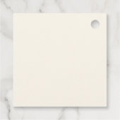 Custom 75th Birthday Favor Tag フェイバータグ (裏面)