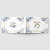 Custom 75th Birthday Guest Book ゲストブック (全面)
