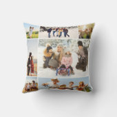 Custom 7 Photo Collage クッション (裏面)