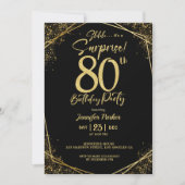 Custom 80th Birtrhday Invitation 招待状 (正面)