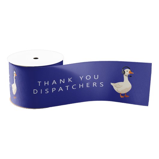 Custom 911 Dispatcher Goose With Headset グログランリボン (リール)