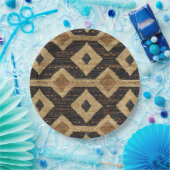 Custom 9" Round Graduation Party Plates ペーパープレート (パーティー)