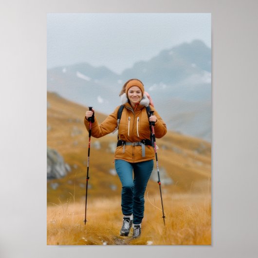 Custom A4 Photo Print – Personalized Wall Art Gift ポスター (正面)