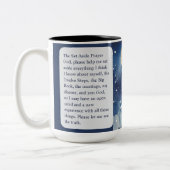 Custom AA Prayer | Sober Owl Big Book ツートーンマグカップ (左)