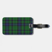 Custom Abercrombie Tartan Plaid Luggage Tag ラゲッジタグ (裏面横)