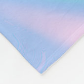 Custom Abstract Pastel Color Fluid Fleece Blanket フリースブランケット (角)