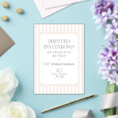 Custom Acrylic Invitations - Wilde Peach Party アクリル招待状 (インサイチュ (ウェディング))