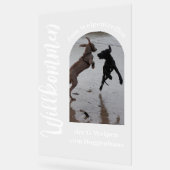 Custom Acrylic Photo Sign – Great Dane Edition アクリルサイン (傾斜)