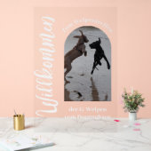 Custom Acrylic Photo Sign – Great Dane Edition アクリルサイン (ウェディング)
