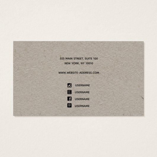  Custom Add Logo Kraft Bracelet Display (裏面)