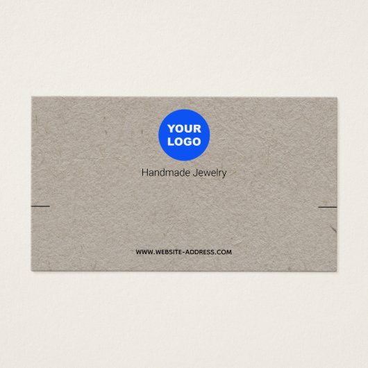  Custom Add Logo Kraft Bracelet Display (正面)