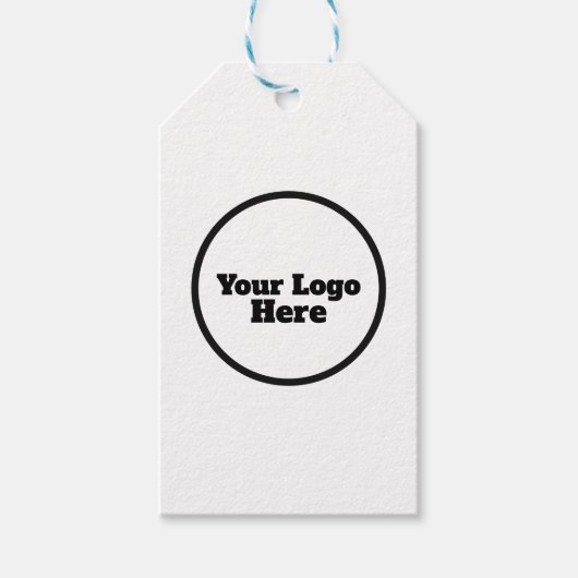 Custom Add Your Name, Logo, Photo,  ギフトタグ (正面)