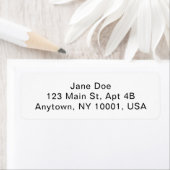 Custom Address Labels Personalized Mailing Sticker ラベル (インサイチュ)