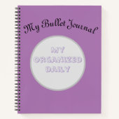 Custom Aesthetic Bullet Journal – Spiral Notebook  ノートブック (正面)