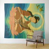 Custom Aesthetic Modern Japan Lucky Goddess タペストリー (インサイチュ(横))