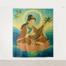 Custom Aesthetic Modern Japan Lucky Goddess タペストリー