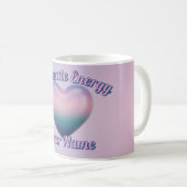 Custom Aesthetic Pink and purple Mug コーヒーマグカップ (正面右)