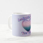 Custom Aesthetic Pink and purple Mug コーヒーマグカップ (正面左)