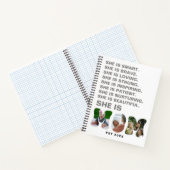 Custom Affirmation Journal New Mom photo Gift ノートブック (内部)